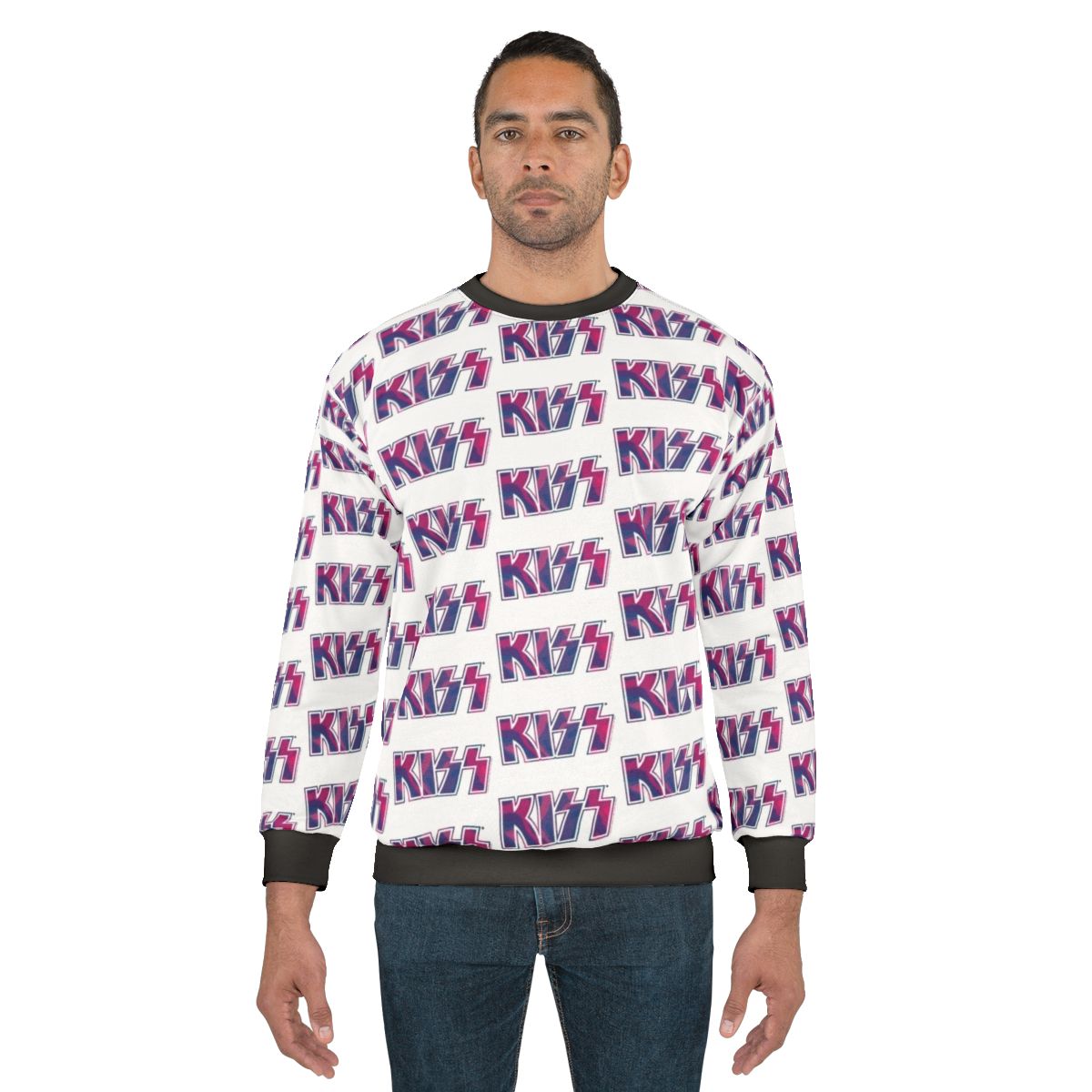 Kiss The Band Tie Dye Logo Sweatshirt