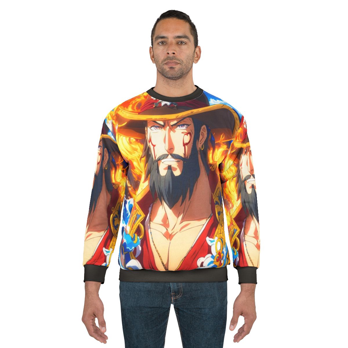 Plundere Graphic Sweatshirt with Music, Band, and Superhero Inspired Design