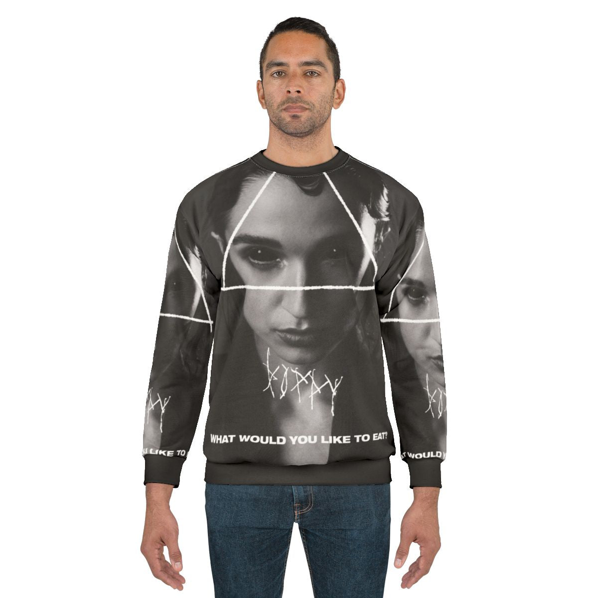 Poppy "What Would You Like to Eat" Industrial Goth Sweatshirt