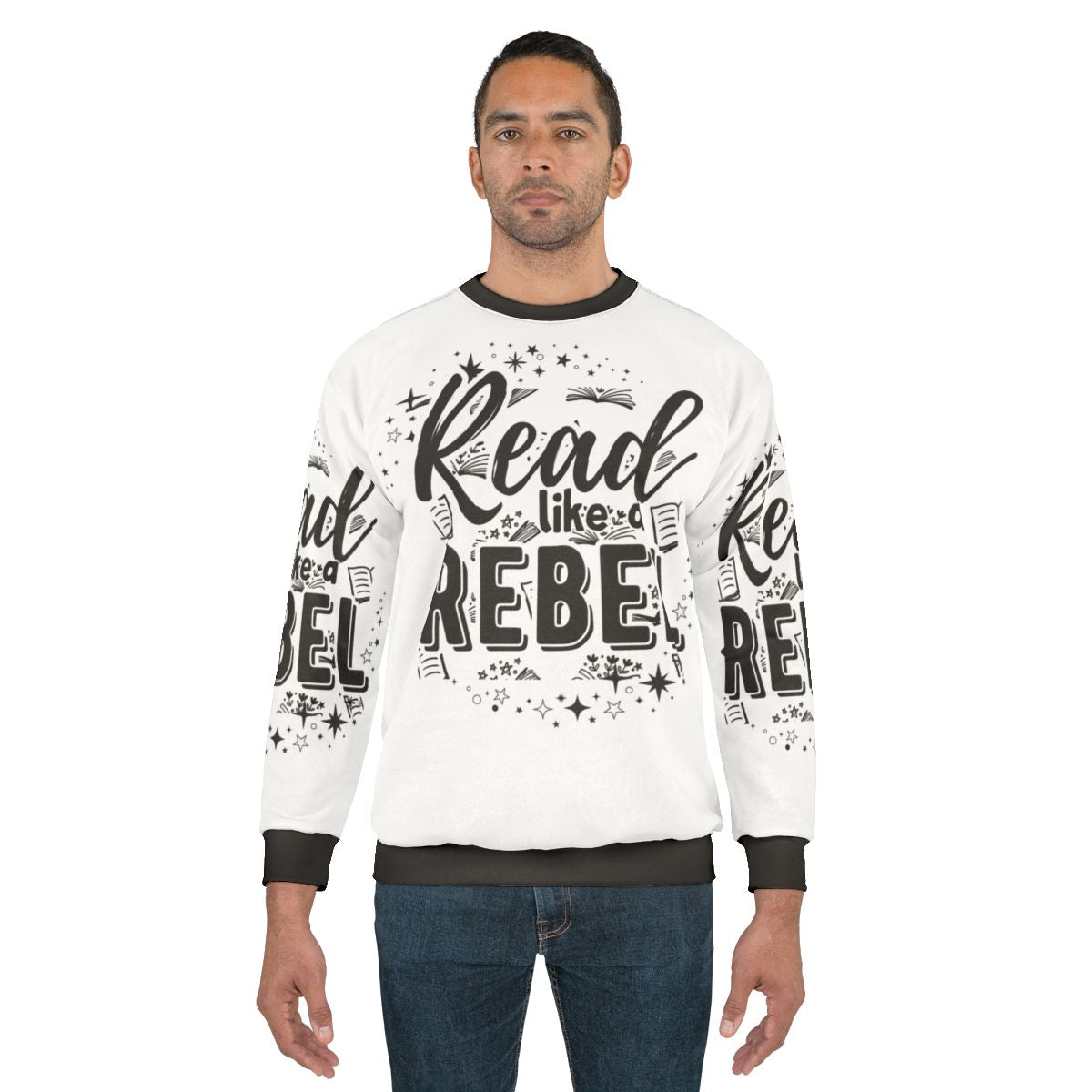 Read Like a Rebel Sweatshirt - Books Lover's Apparel