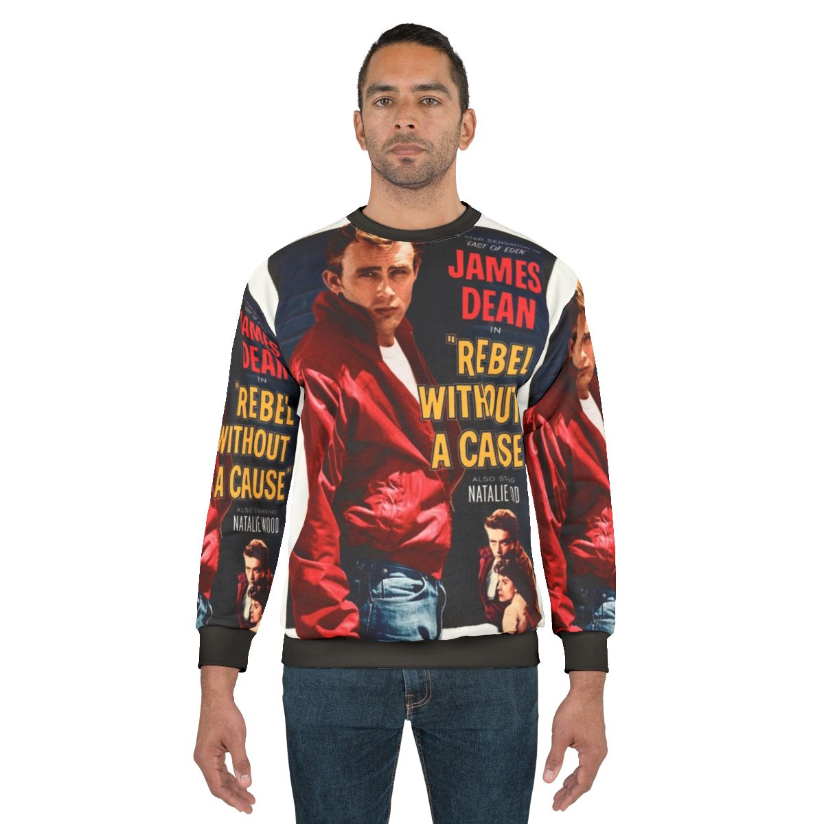 Rebel sweatshirt with vintage film and movie inspired design