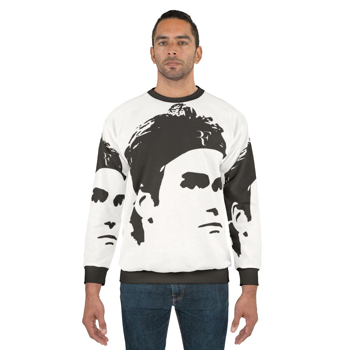 Roger Federer "RF" Face Sweatshirt