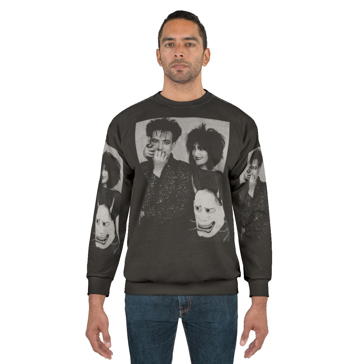 Robert Smith and Siouxsie Sioux 1980s Music Sweatshirt