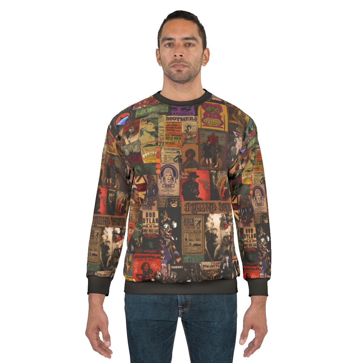 Retro Rock N Roll Legends Sweatshirt