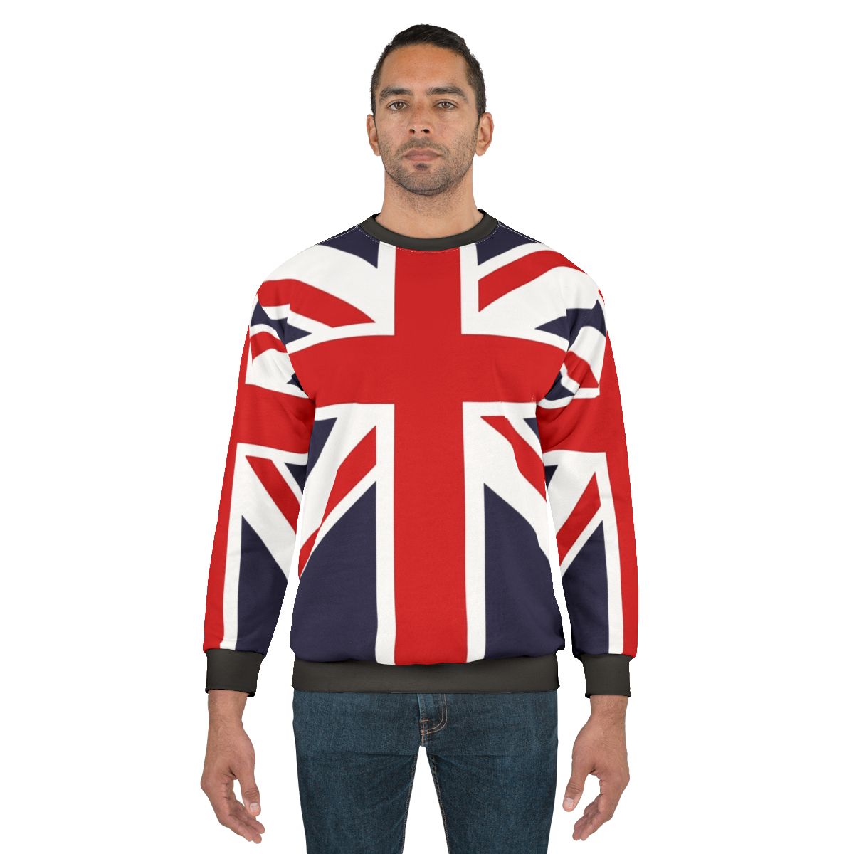 British Rose Union Jack Punk Rock Sweatshirt