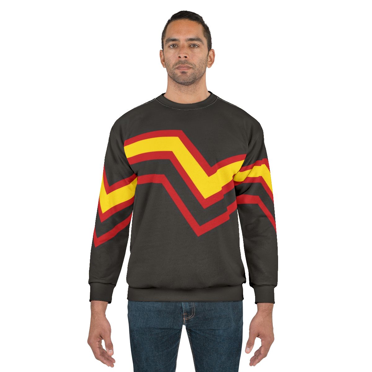 Rubber Pride Flag Sweatshirt with Fetish and Kink Inspired Design
