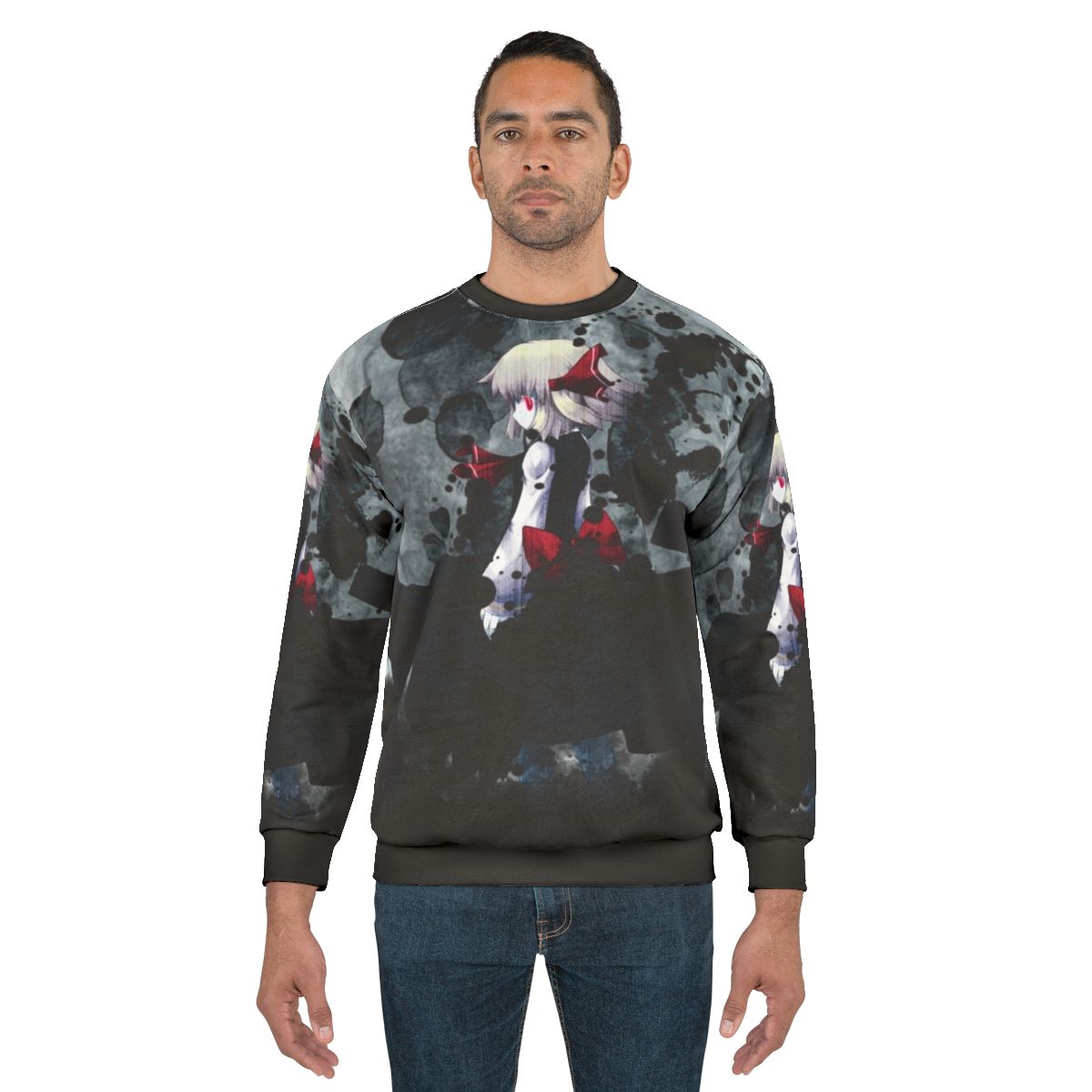 Rumia in Darkness Touhou Anime Themed Sweatshirt