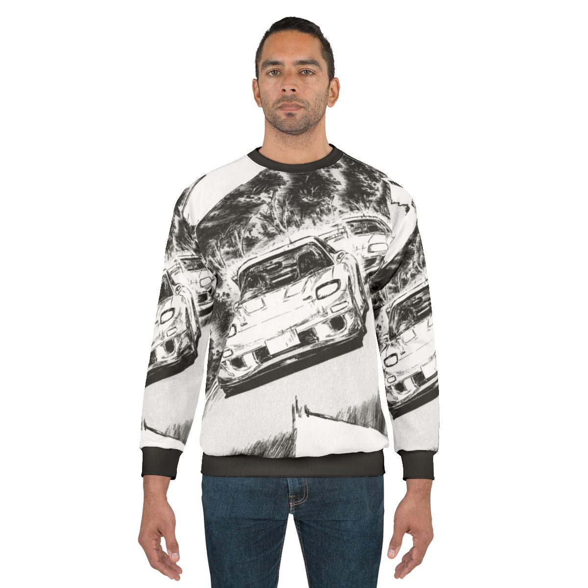 Initial D Rx7 vs Supra JDM Anime Sweatshirt