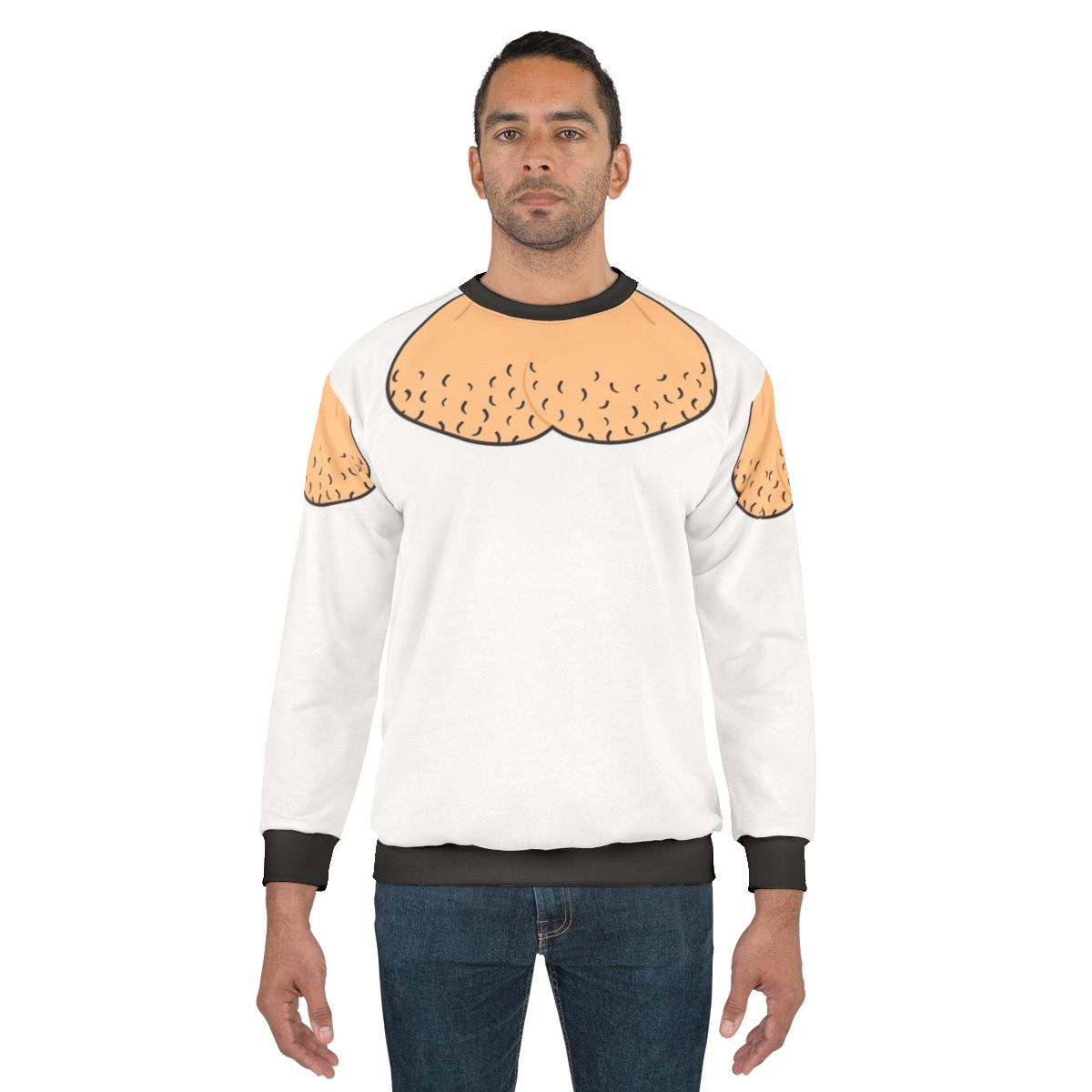 Sack Sweatshirt Funny Zombie Horror Skin Pink Scrotum Balls Ballbag Testicles