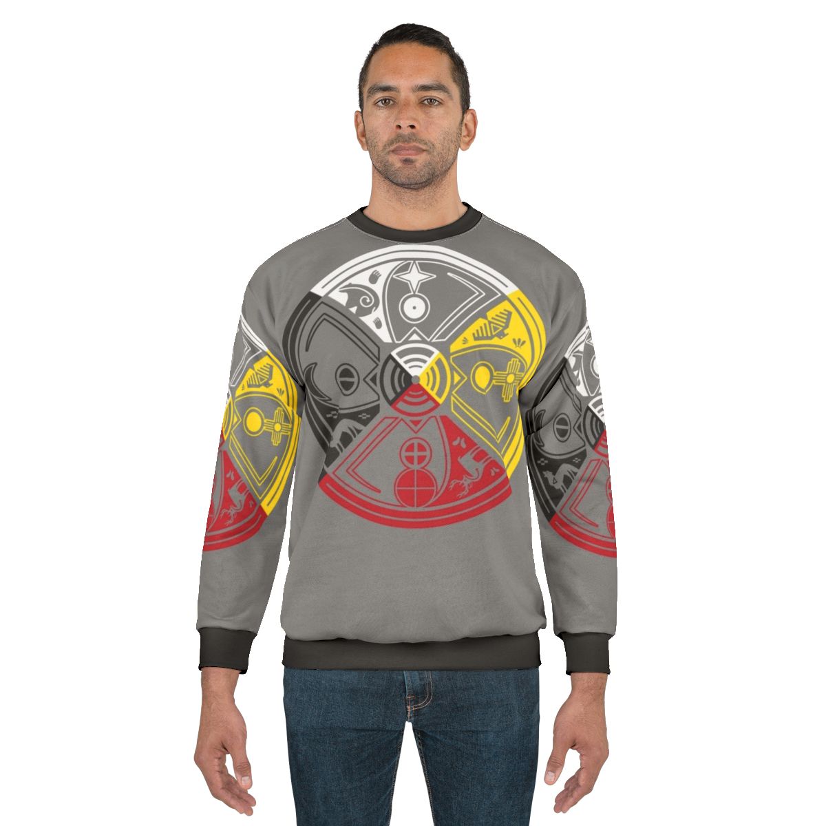 Sacred Hoop Medicine Wheel Spiritual Sweatshirt
