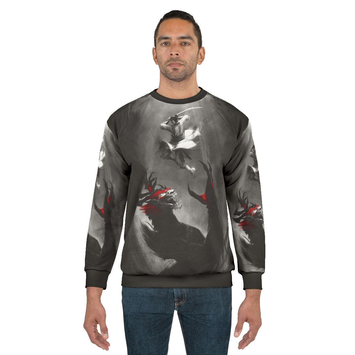 Samurai Jack Anime Cartoon Battle Sweatshirt