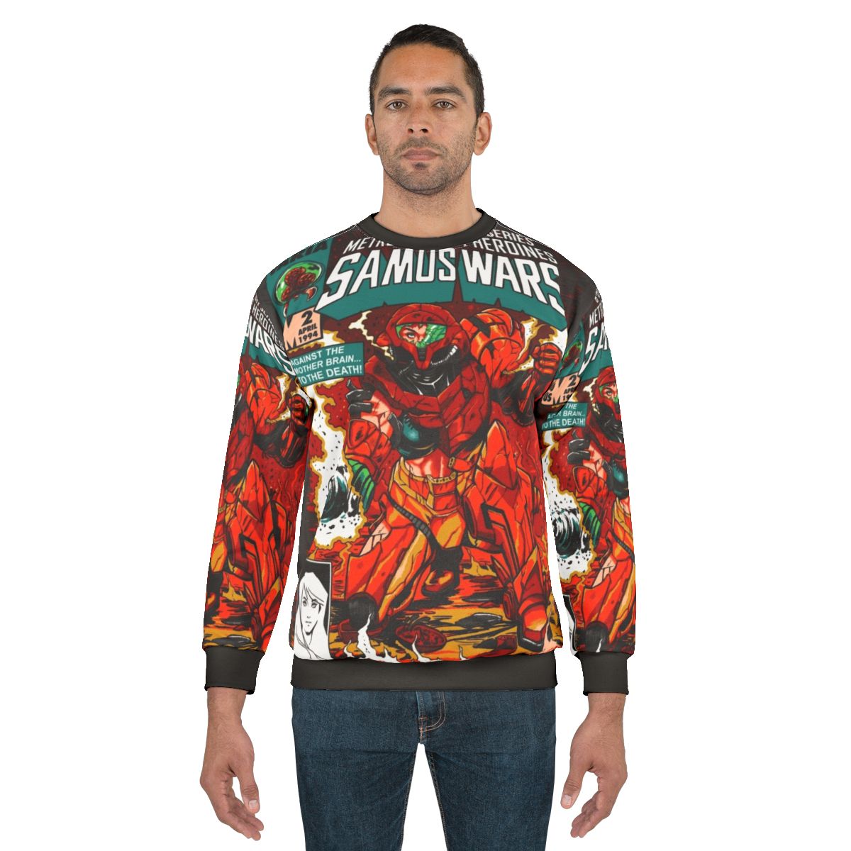 Samus Wars Metroid Inspired Sweatshirt