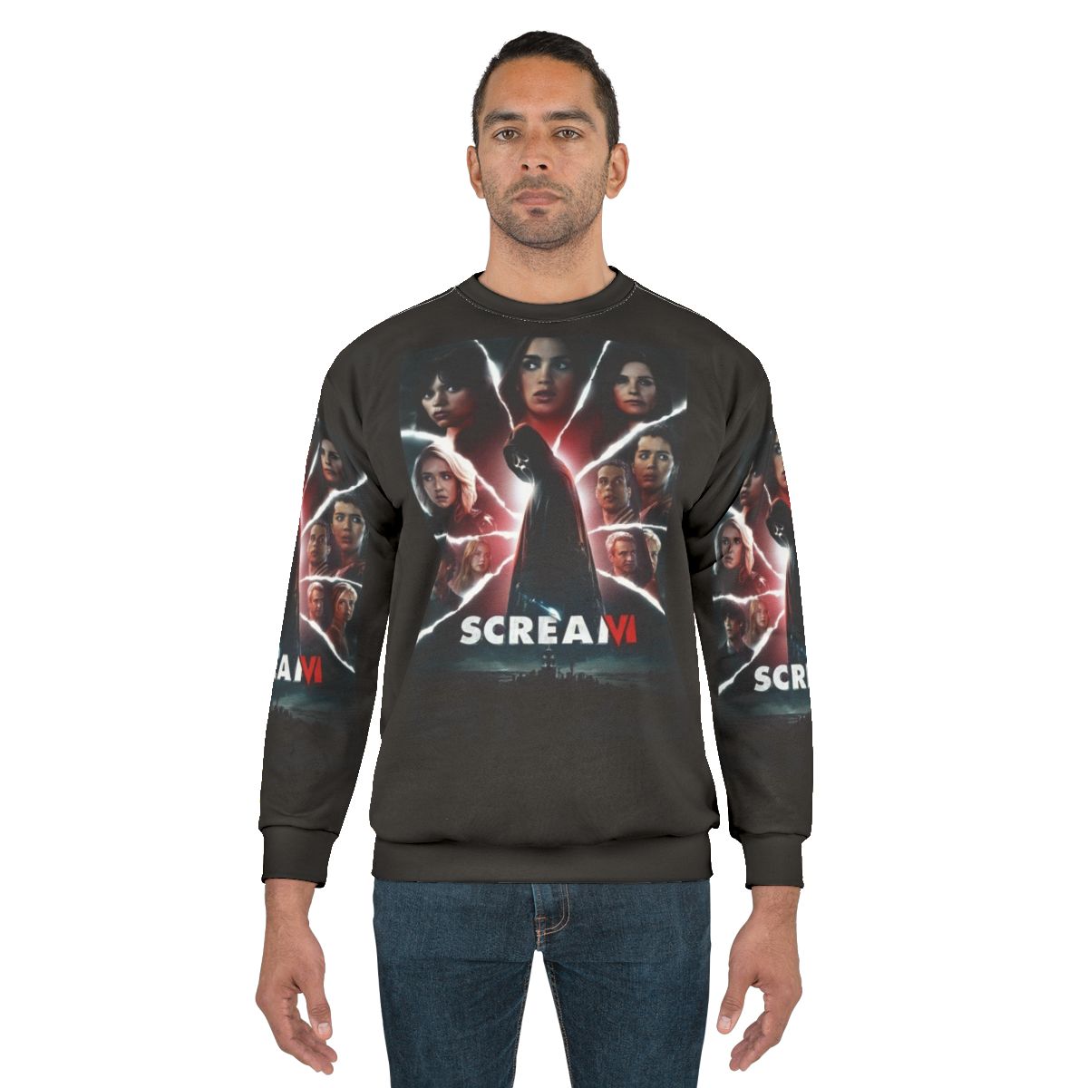 Scream VI Active Sweatshirt with Ghostface Design