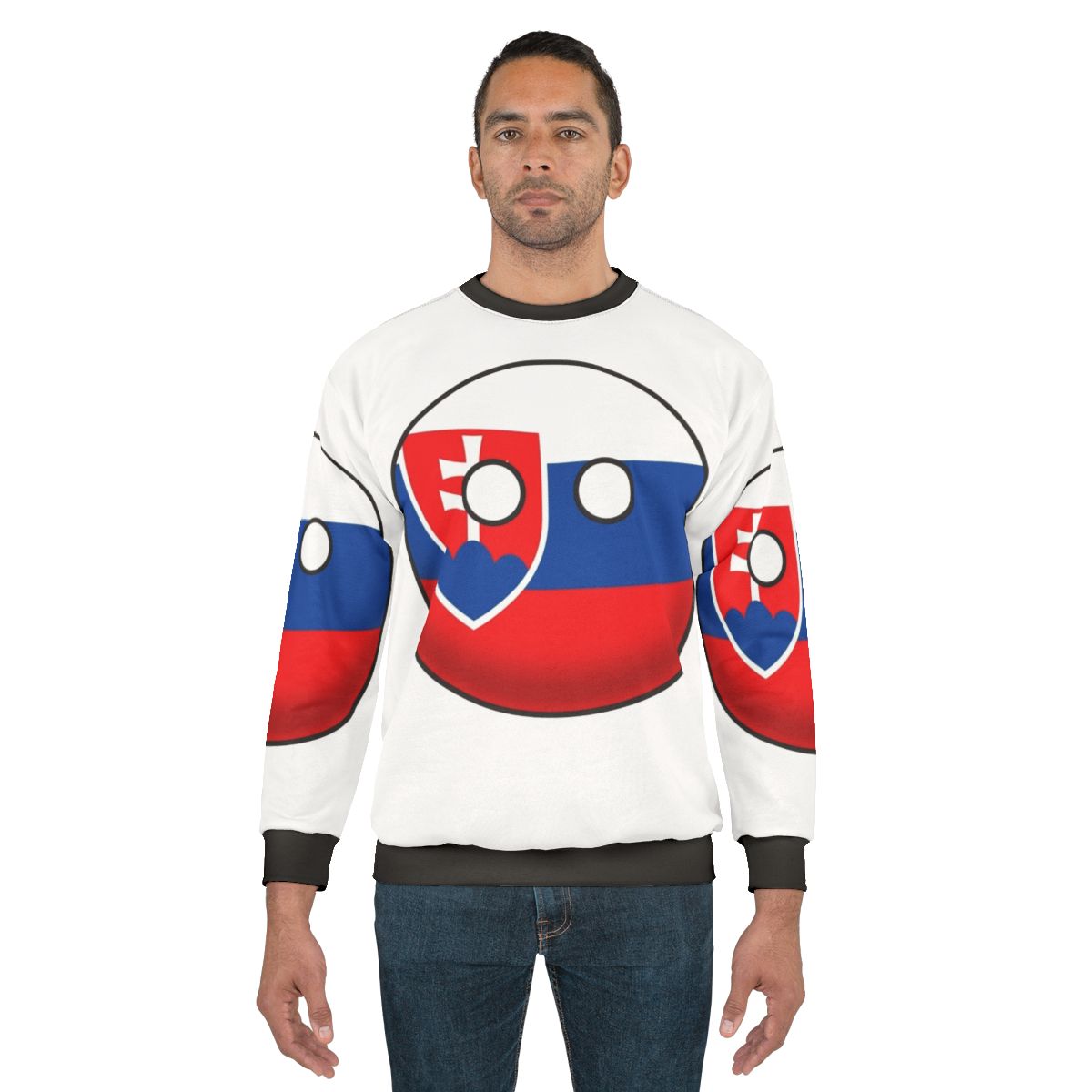 Slovakia Countryball Graphic Sweatshirt
