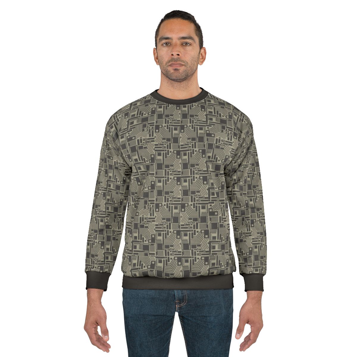 Retro-style Stardust Sweatshirt featuring David Bowie's iconic look