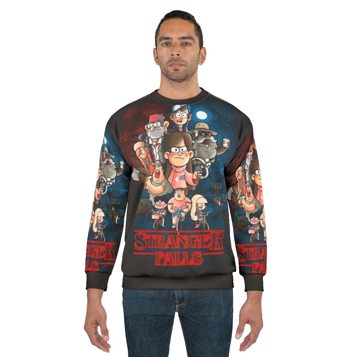 Stranger Things x Gravity Falls Crossover Sweatshirt