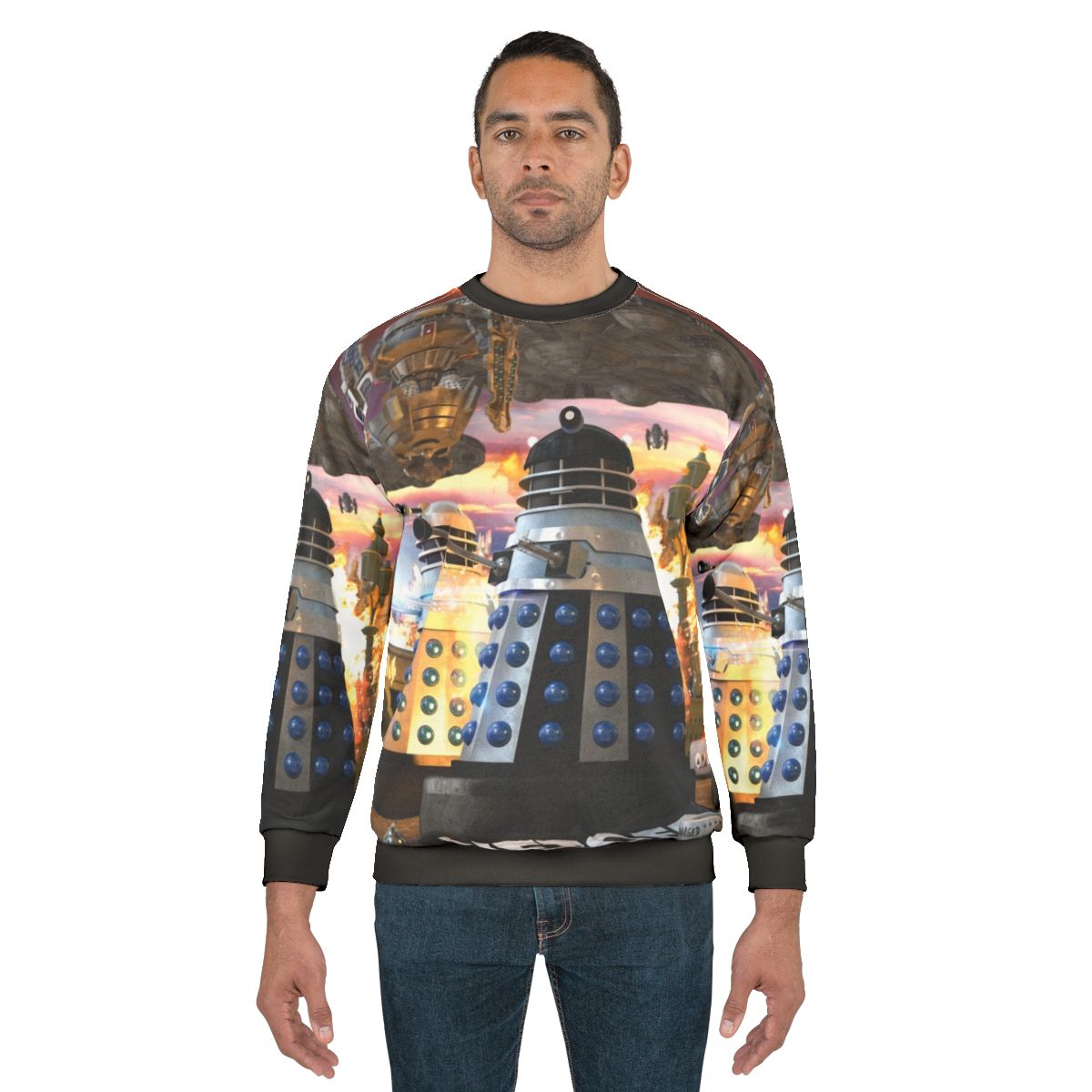 Doctor Who Dalek Stripey Invasion of Earth Sweatshirt