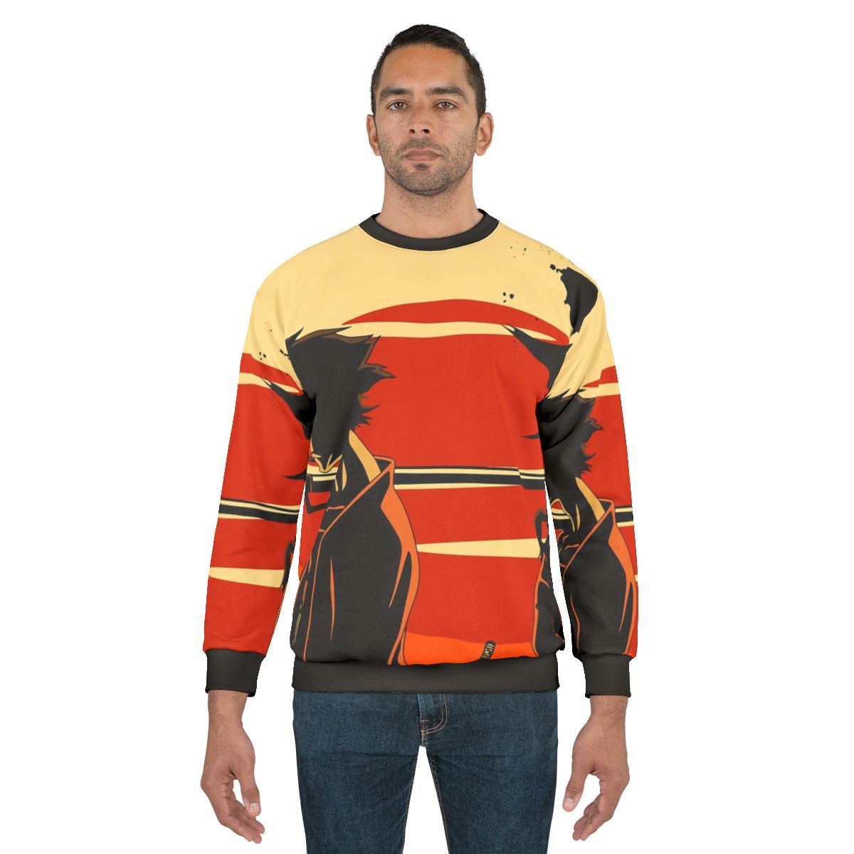 Sunset Samurai Sweatshirt featuring Samurai Champloo inspired design
