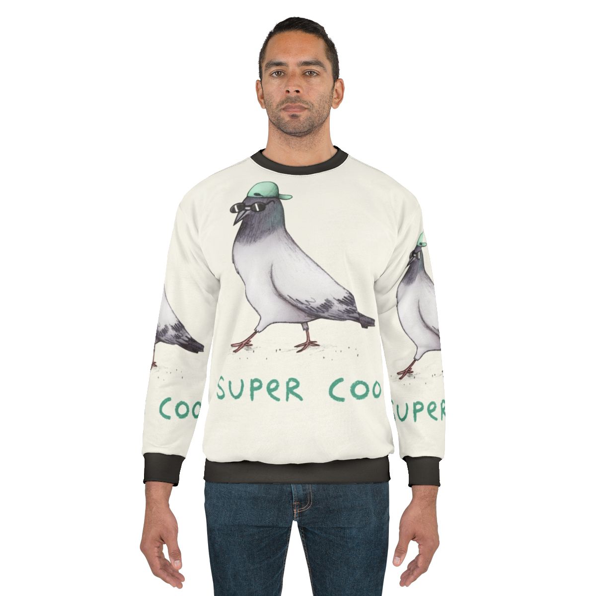 Super Coo Bird Graphic Sweatshirt