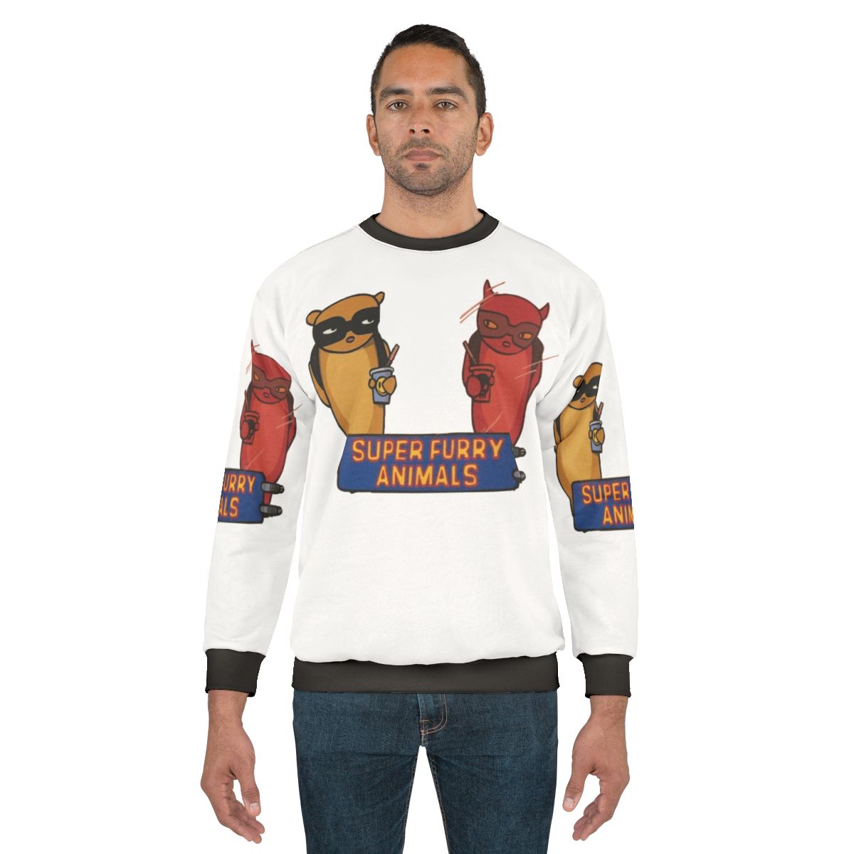 Super Furry Animals Radiator Sweatshirt - Alternative Welsh Britpop 90s Music