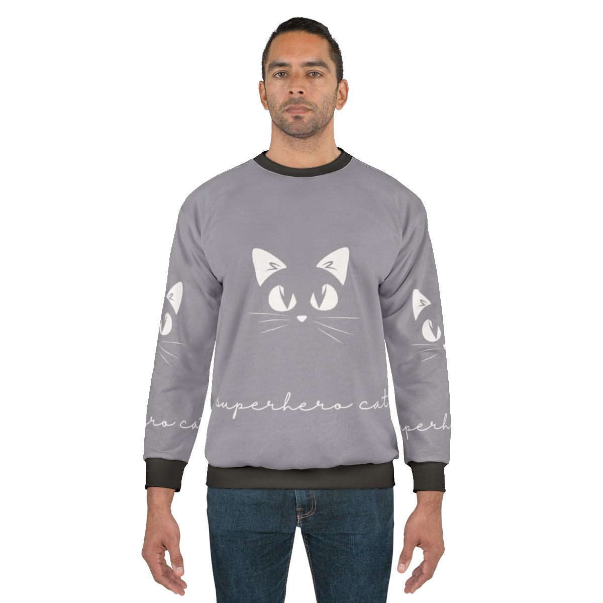 Superhero Sweatshirt with Inspirational Quote