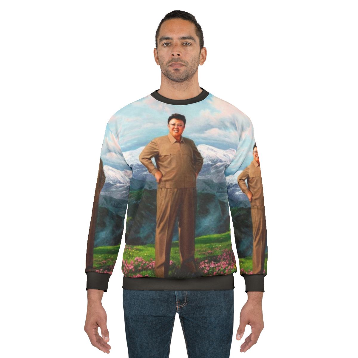 Humorous Supreme Leader Kim Jong Il Sweatshirt