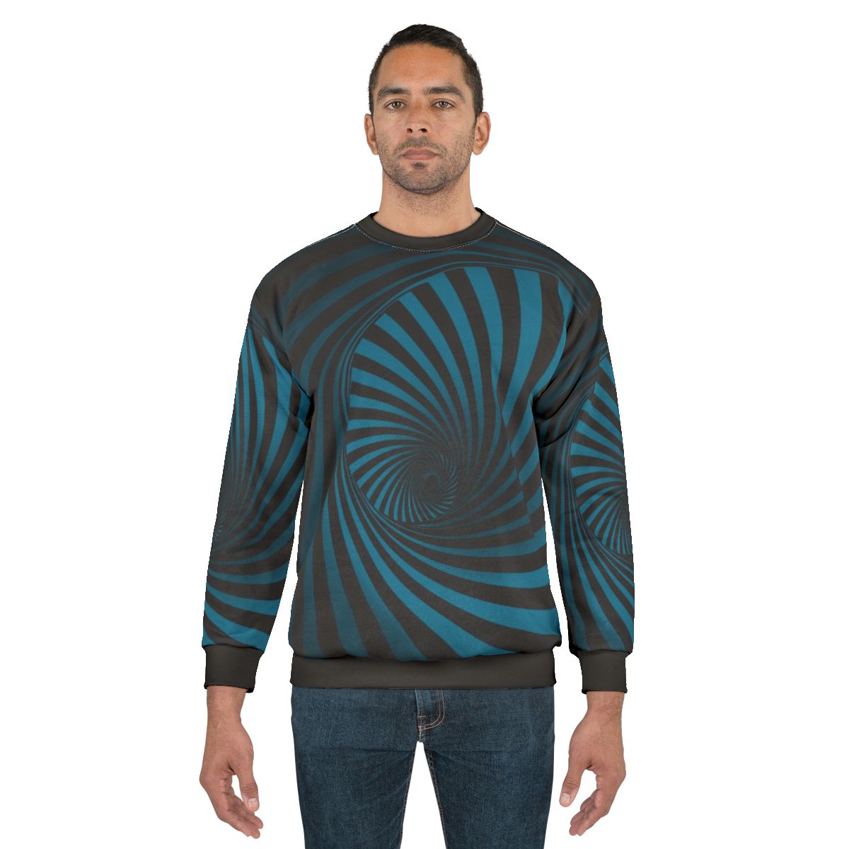 Swirl optical tunnel 3 psychedelic sweatshirt