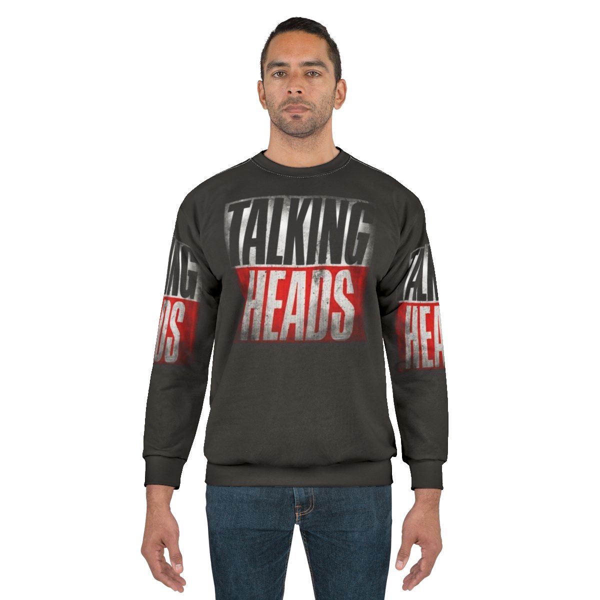 Talking Heads Abstract Graphic Sweatshirt