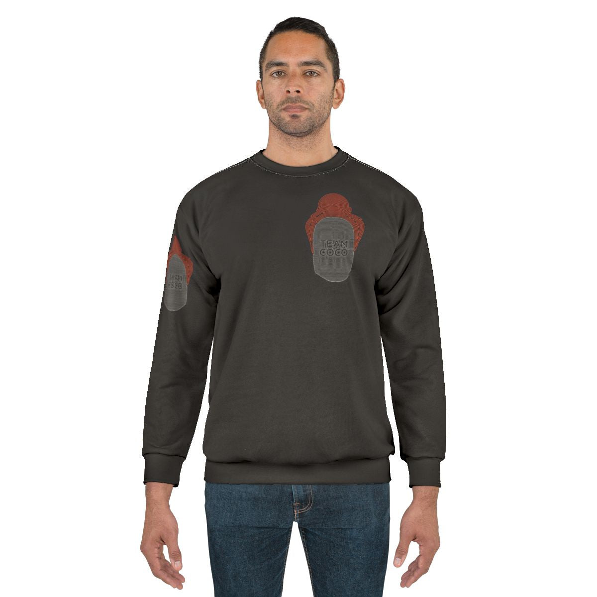 Minimalist Conan O'Brien Line Art Sweatshirt