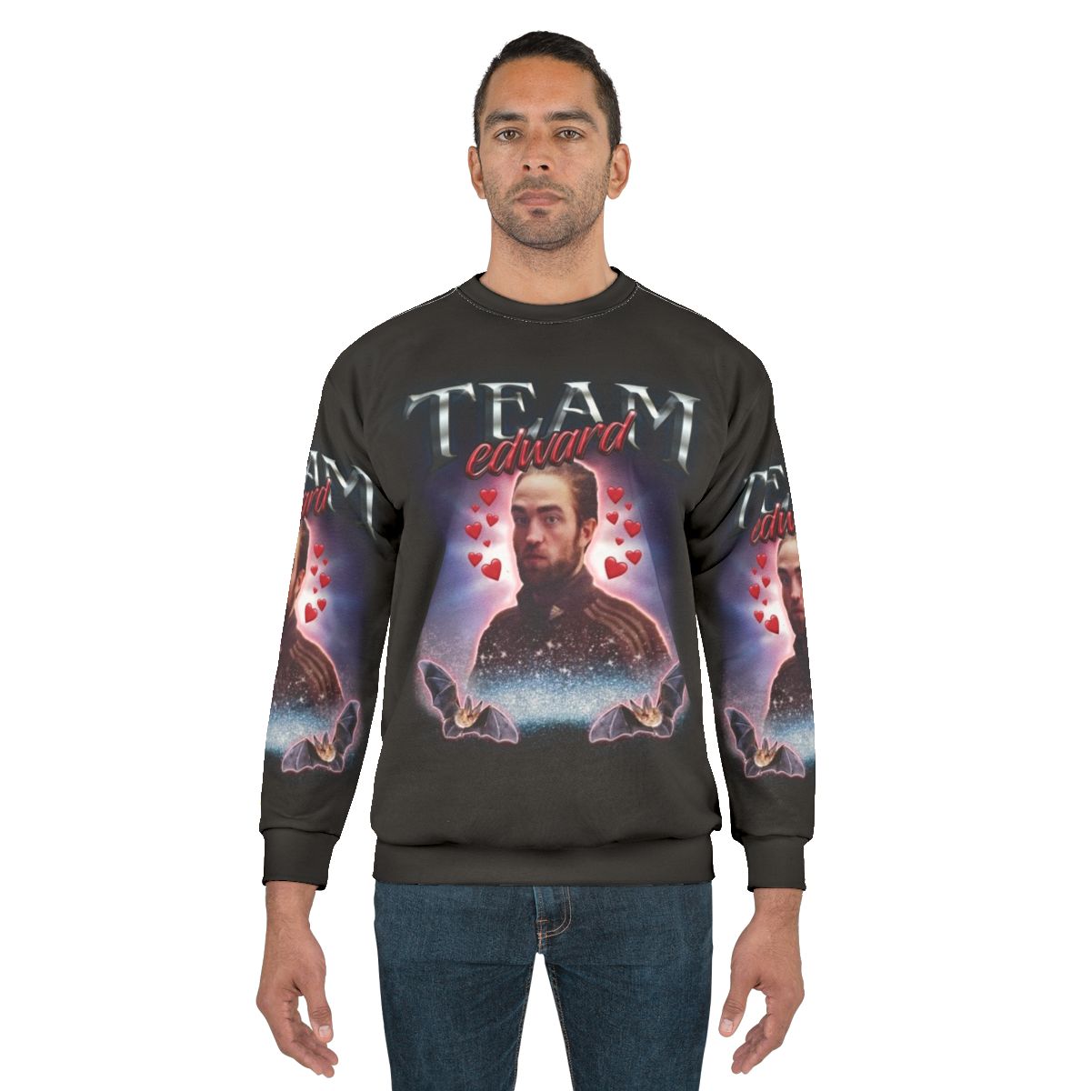 Team Edward Twilight Fan Collage Sweatshirt