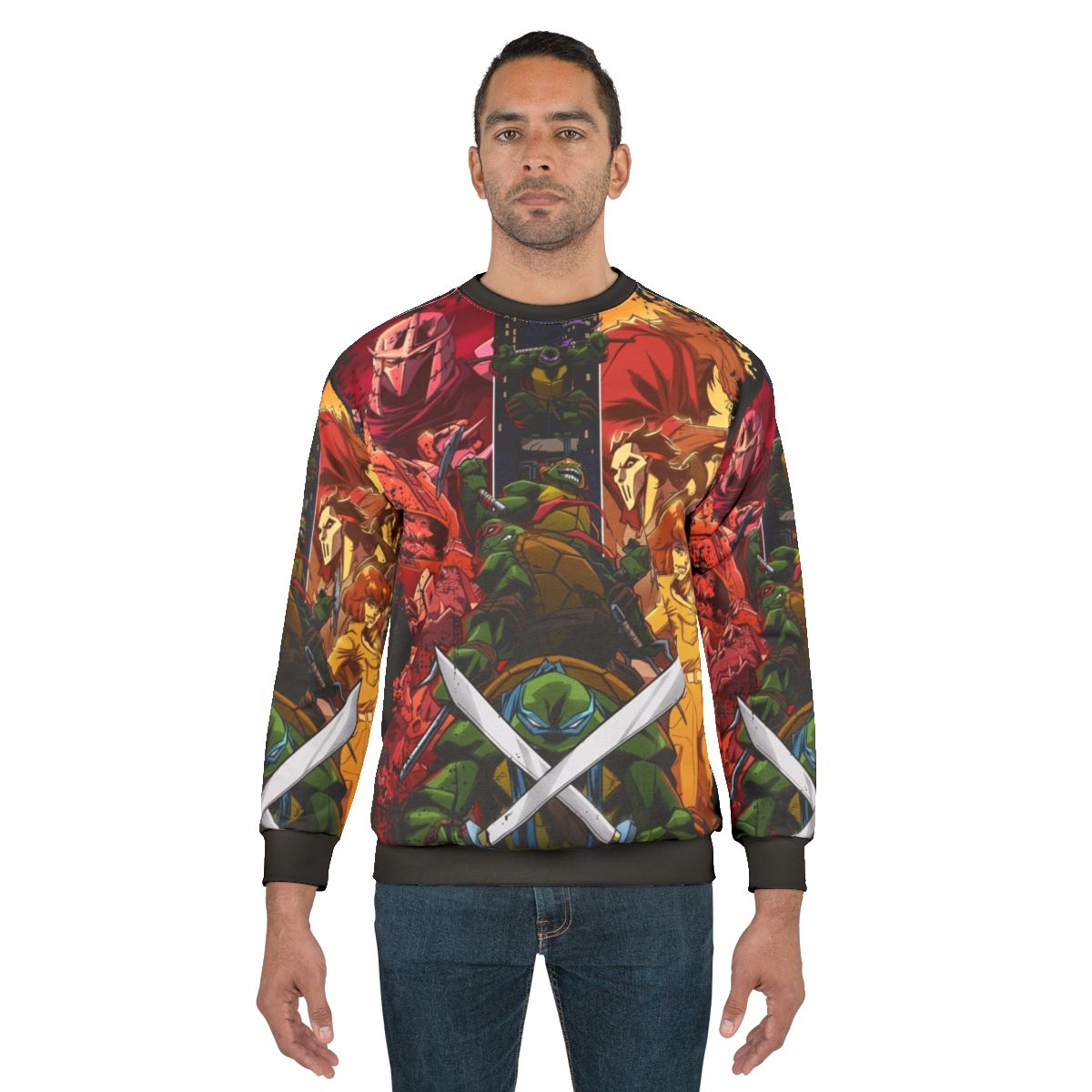 Teenage Mutant Ninja Turtles Cast Graphic Sweatshirt