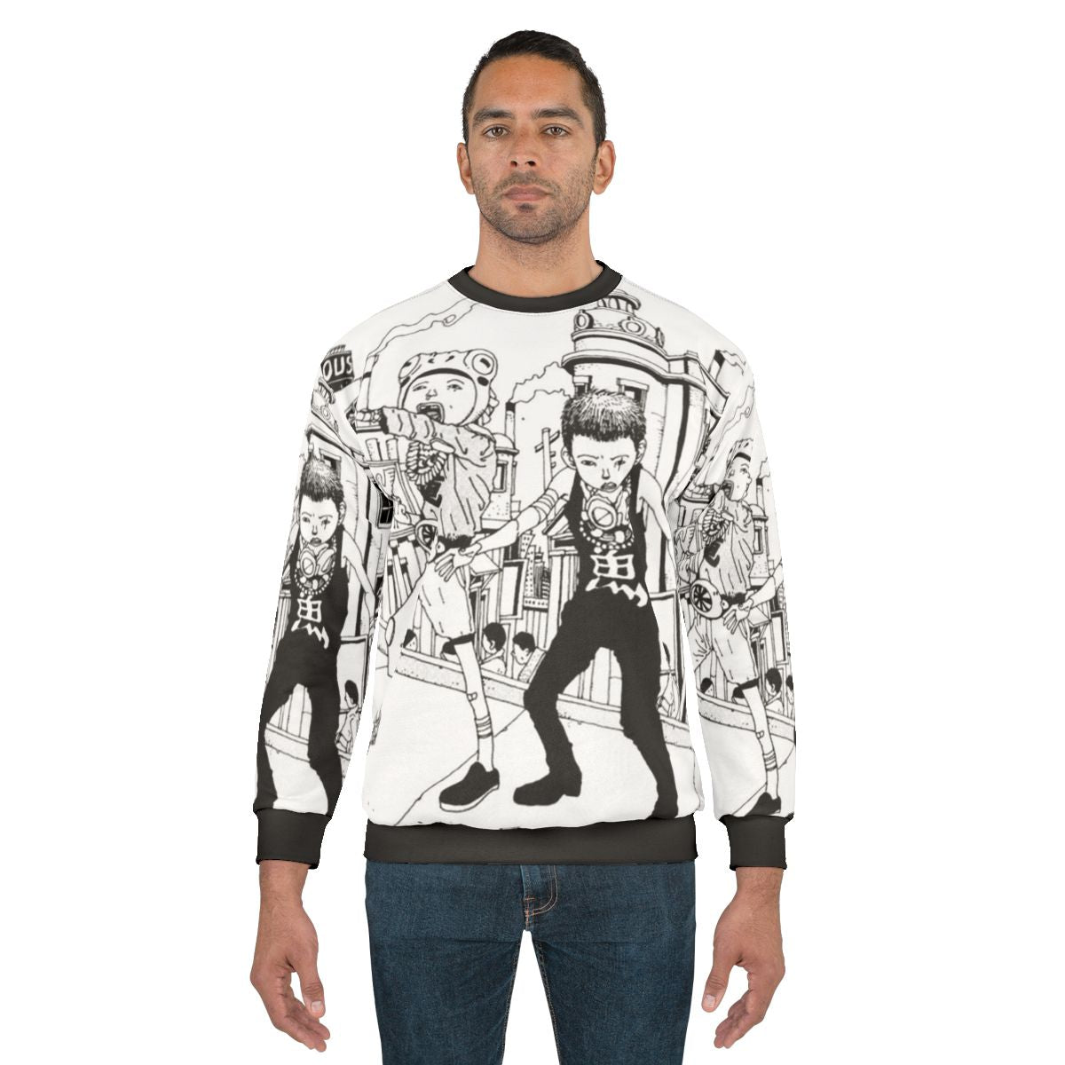 Tekkonkinkreet urban fantasy graphic sweatshirt
