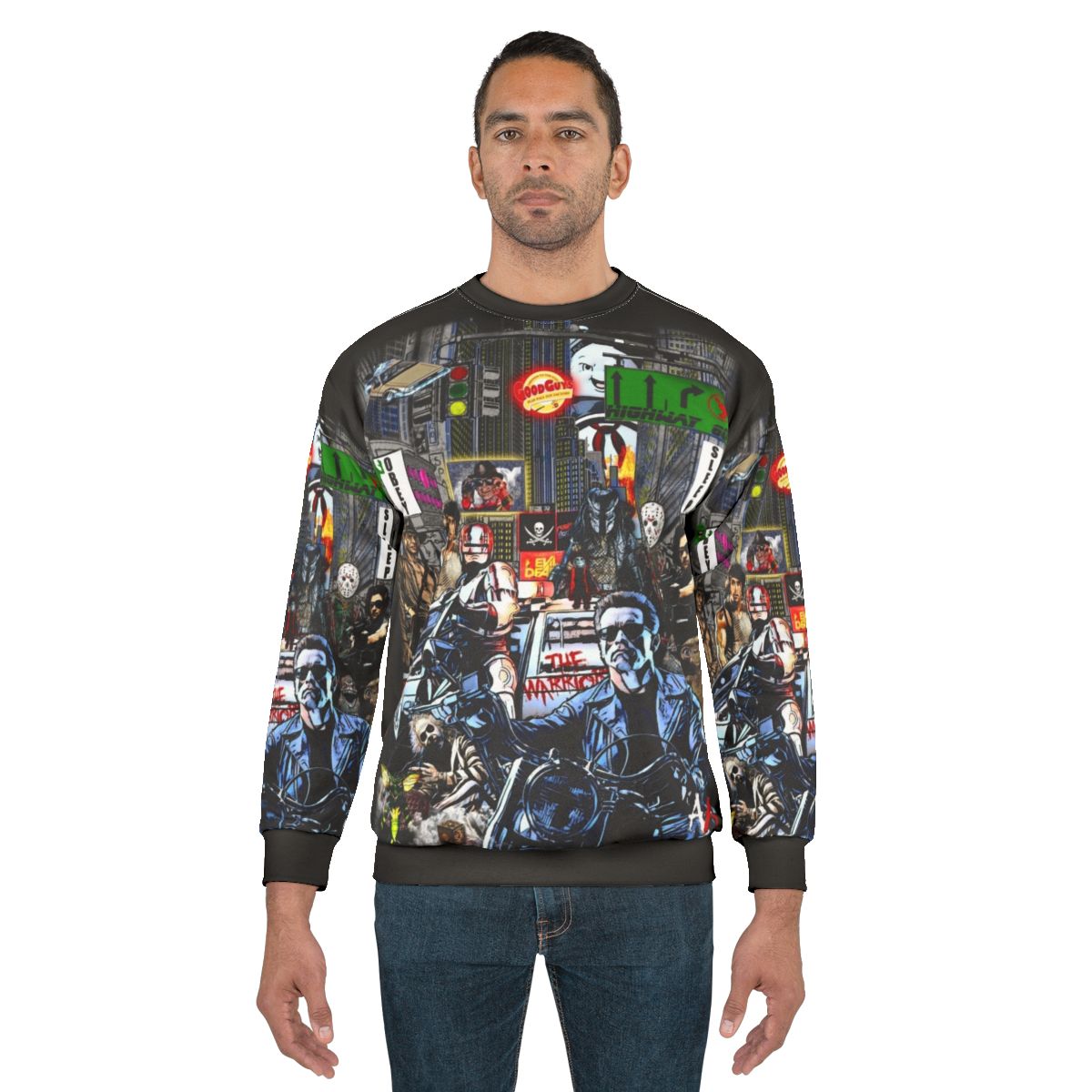 80s Sweatshirt with Retro Design