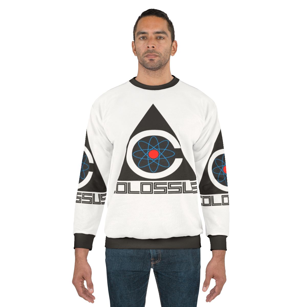 The Age of Colossus: The New Human Overlord Futuristic Sweatshirt