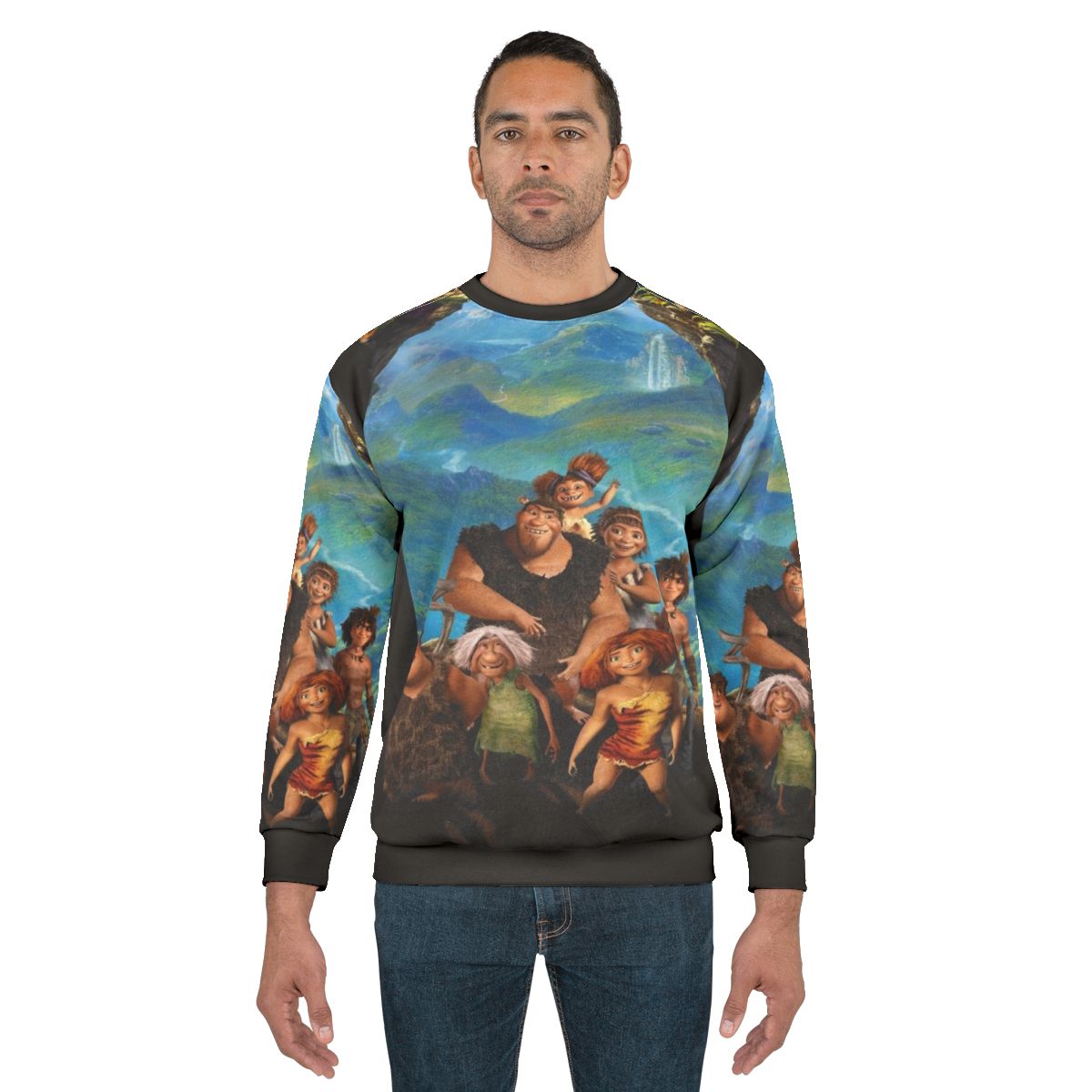 The Croods A New Age Sweatshirt with Characters from the Animated Film