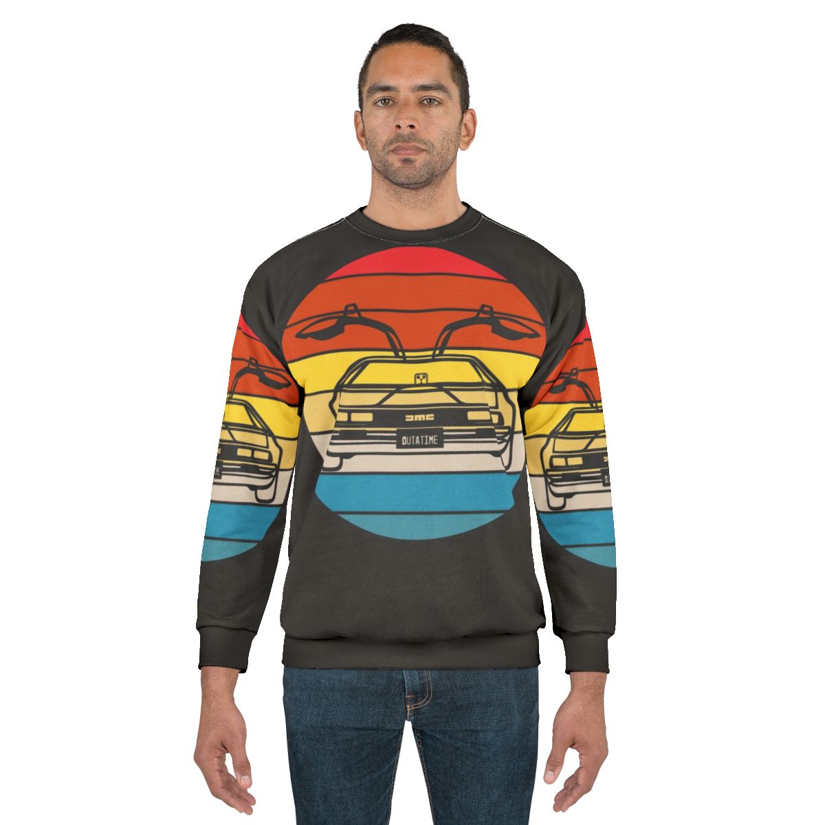 Delorean Sunset Sweatshirt - Back to the Future Inspired Fashion