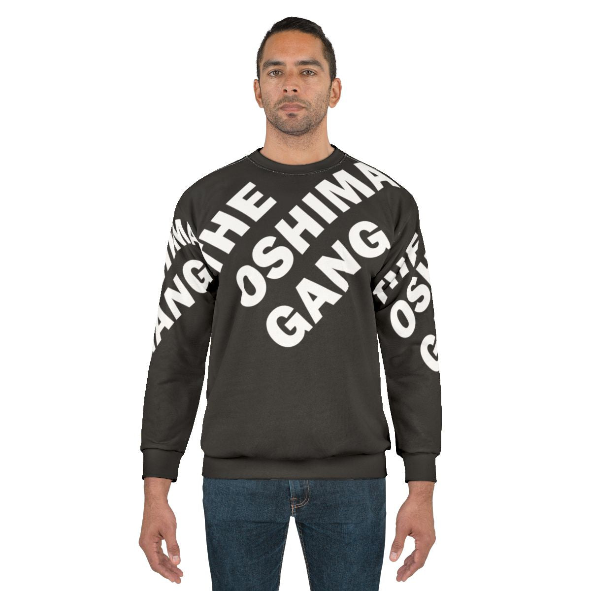 Vintage-style "The Gang" sweatshirt with retro Duran Duran inspired design