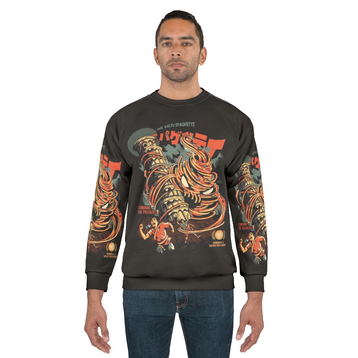 Kaiju Spaghetti Black Sweatshirt