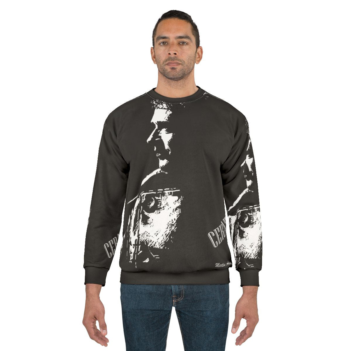 Sunrise Sweatshirt with Gustavo Cerati-Inspired Artwork