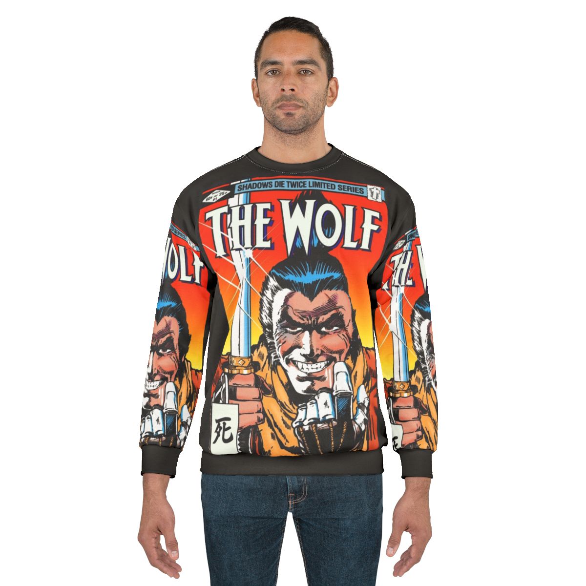 The Wolf V2 Sweatshirt - Dark Souls inspired game parody