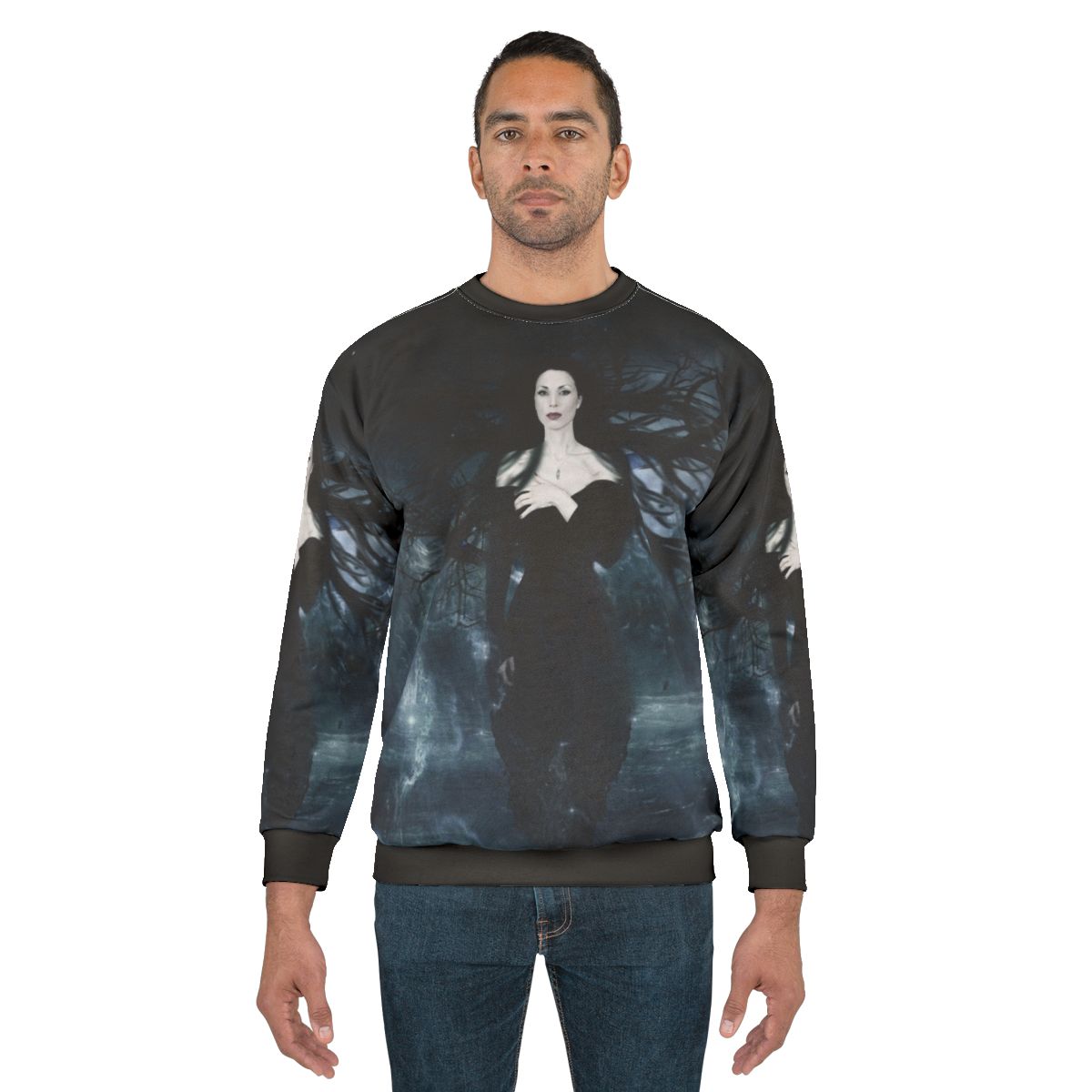 Aleah "Trees Of Eternity" Sweatshirt featuring metal music artwork