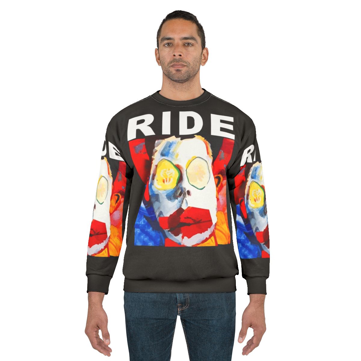 Ugly Ride Face Sweatshirt - Horror, Halloween, Funny Apparel
