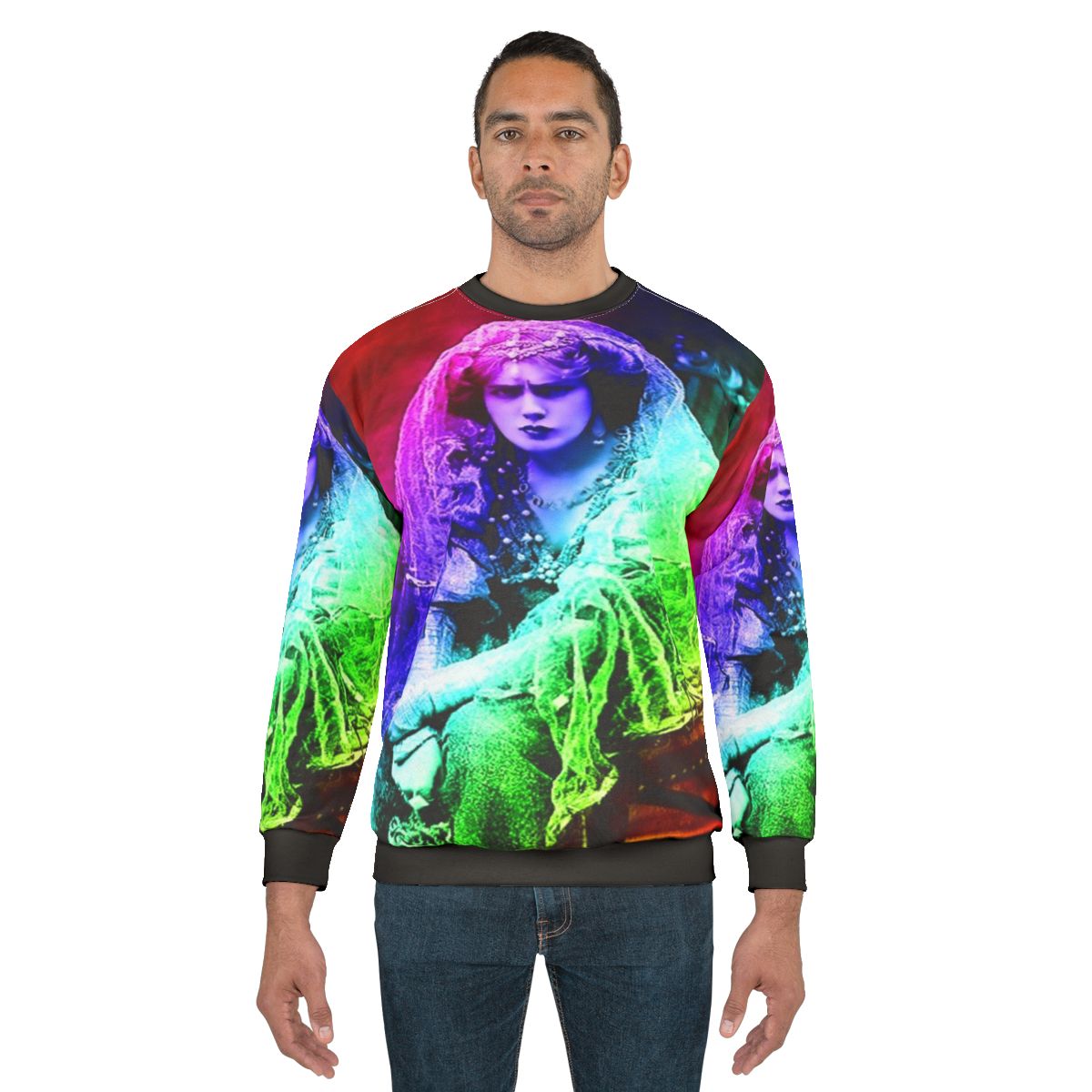 Vampire Sweatshirt with Enchanting Gothic Fantasy Design