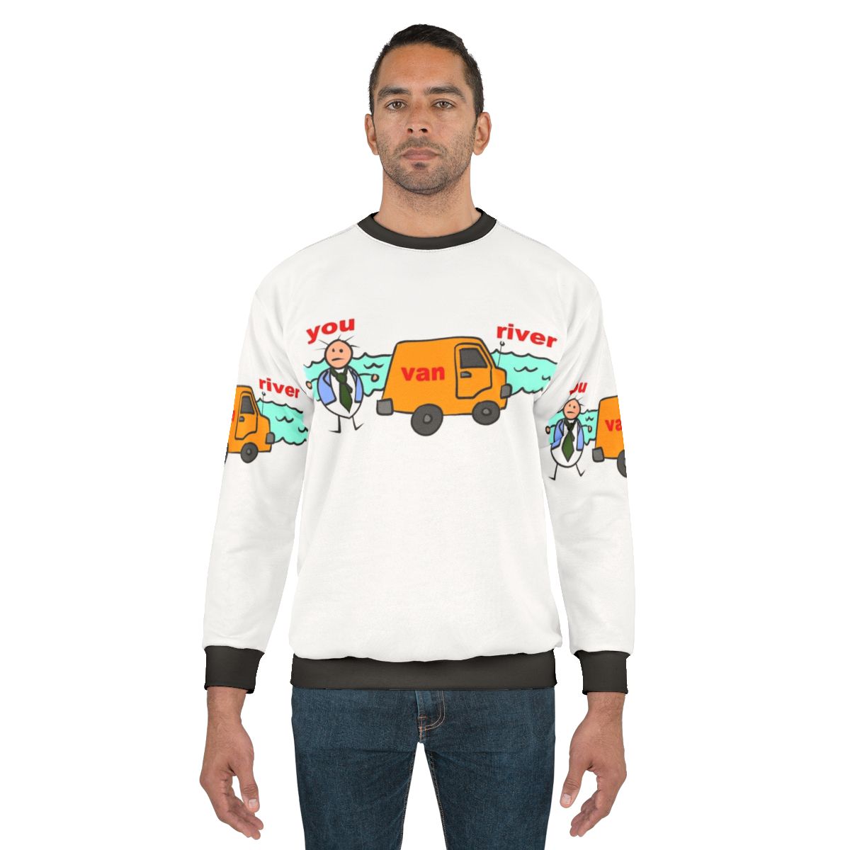 Chris Farley "Van Down By The River" Motivational Speaker SNL 90s Sweatshirt