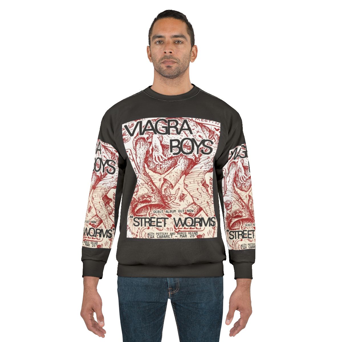 Viagra Boys "Street Worms" Punk Band Sweatshirt