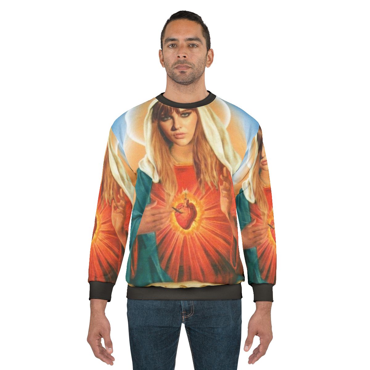 Victoria De Angelis as Mother Mary Sweatshirt design featuring Maneskin band