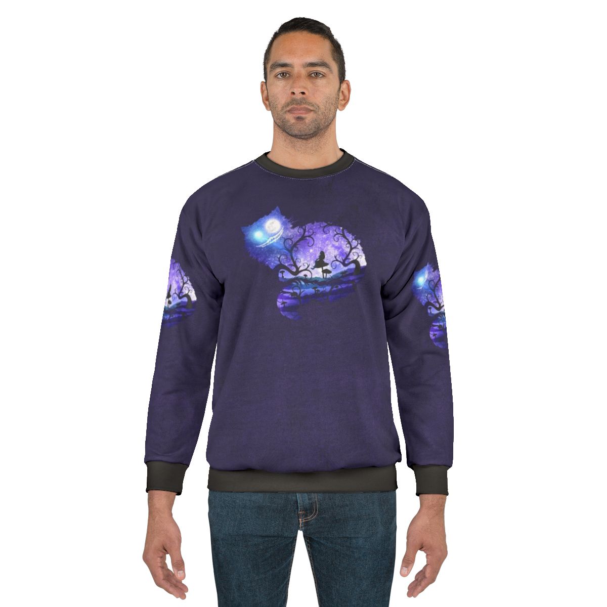 Cheshire Cat inspired "We Are All Mad Here" sweatshirt