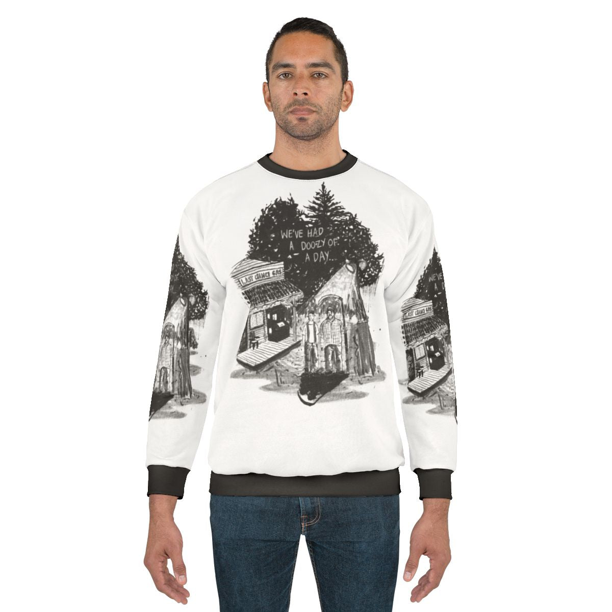 "We've Had a Doozy of a Day" Tucker and Dale horror movie inspired sweatshirt