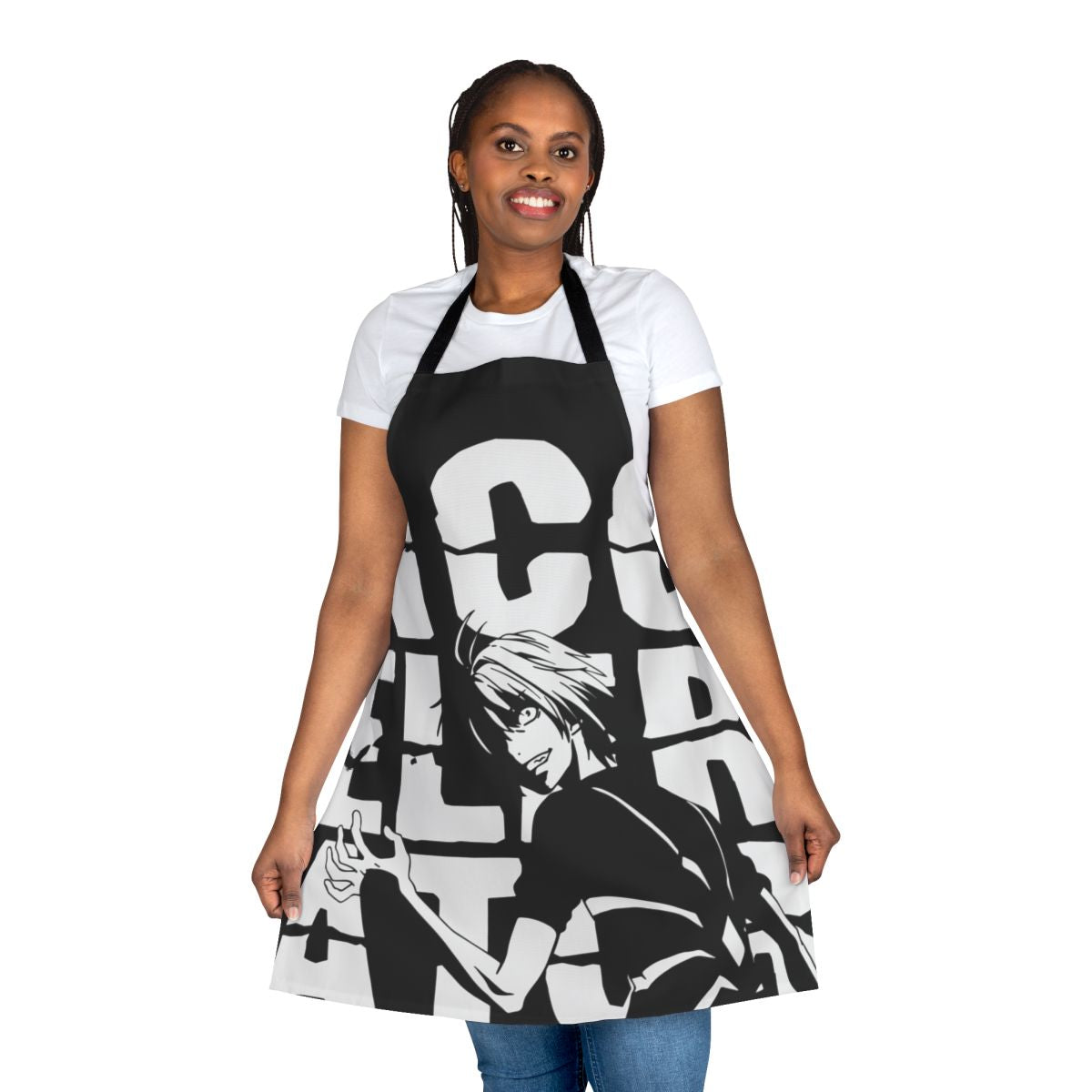 Accelerator-Inspired Apron with Anime, Manga, and Pop Culture Designs