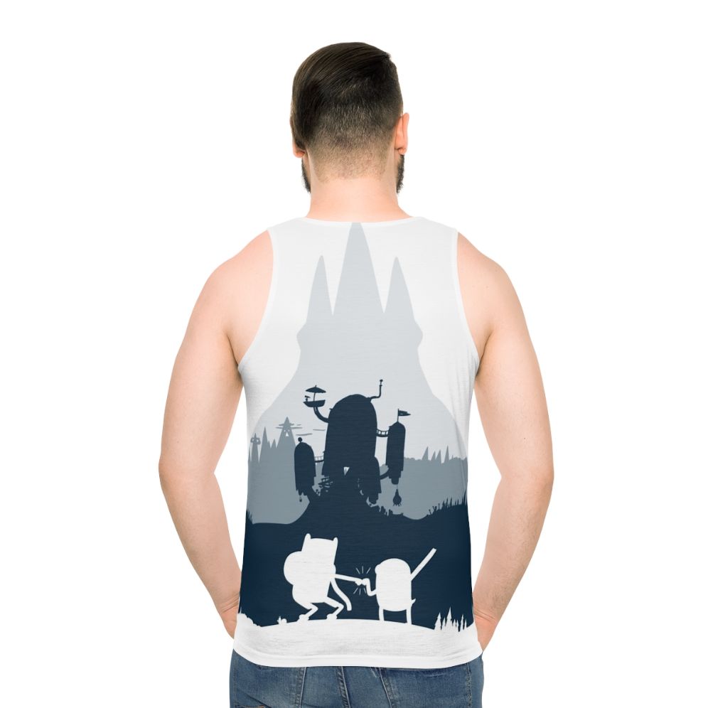 Adventure Time Ice King Silhouette Unisex Tank Top